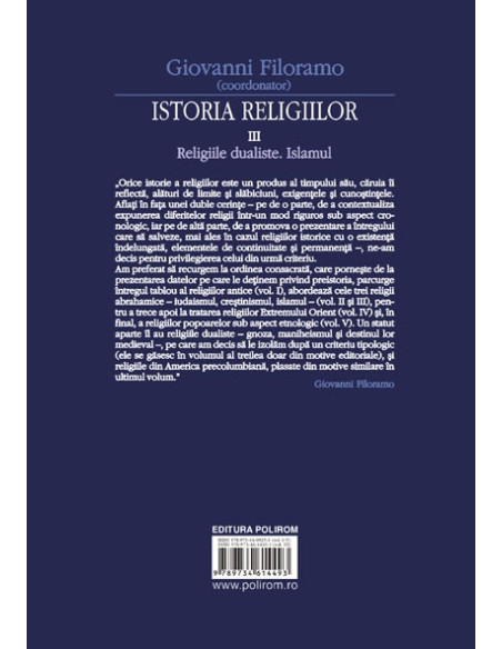 Istoria religiilor. Vol. III: Religiile dualiste. Islamul