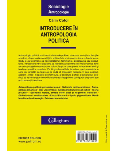 Introducere în antropologia politică Introducere în antropologia politică