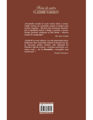 Povestirile lui Vladimir Nabokov Povestirile lui Vladimir Nabokov