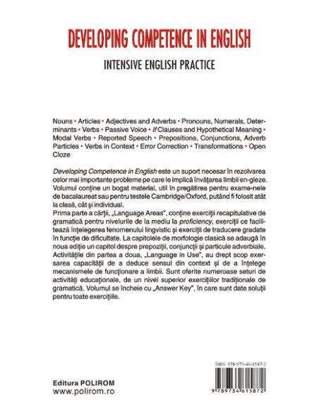 Developing Competence in English. Intensive English Practice