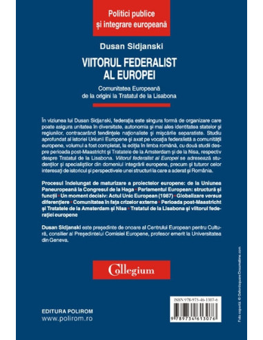 Viitorul federalist al Europei.... Viitorul federalist al Europei....