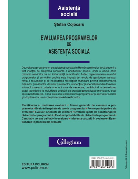 Evaluarea programelor de asistență socială