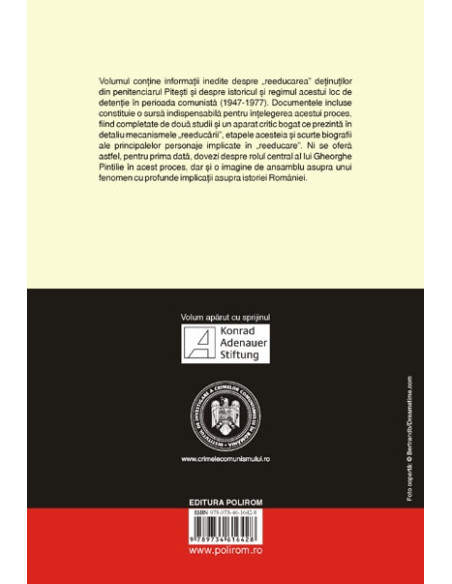 Casa terorii. Documente privind penitenciarul Pitești (1947-1977)