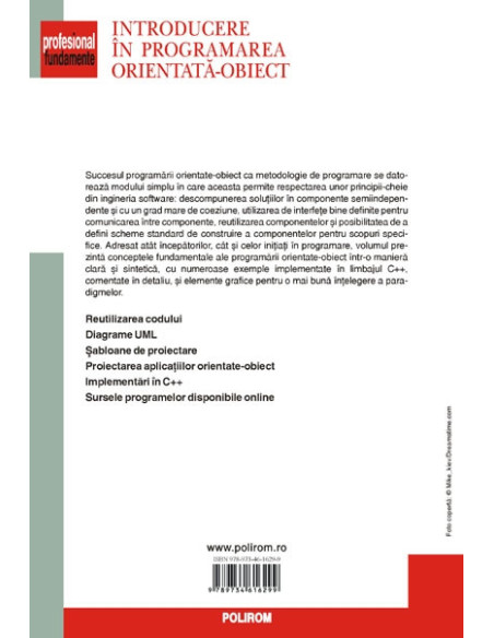 Introducere în programarea orientată obiect