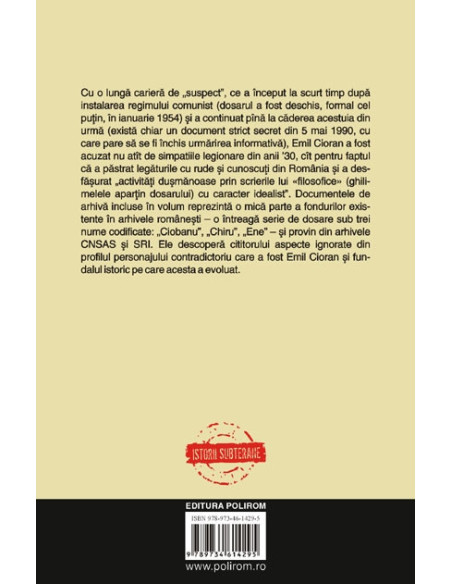 Cioran şi Securitatea