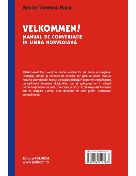 Velkommen! Manual de conversație în limba norvegiană