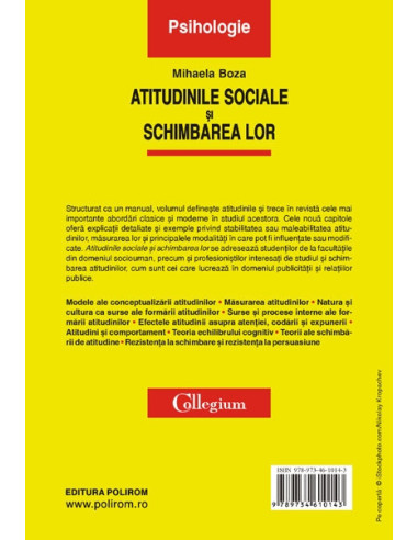 Atitudinile sociale și schimbarea lor