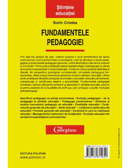 Fundamentele pedagogiei