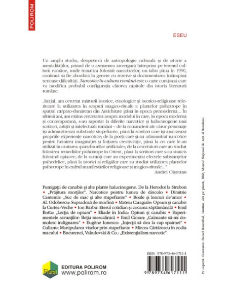 Narcotice în cultura română