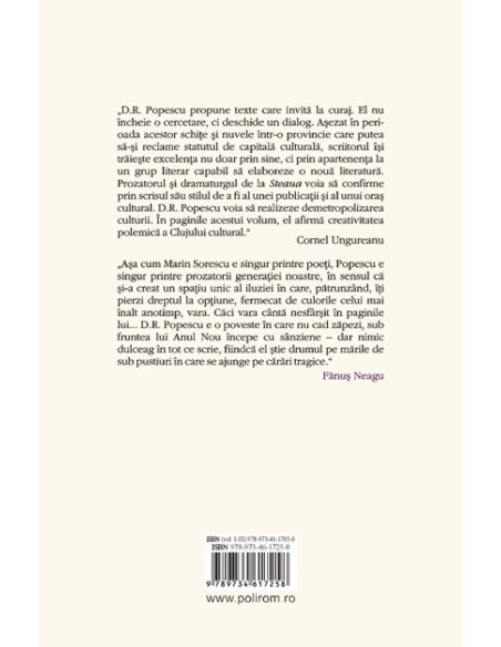 Opere I: Mări sub pustiuri