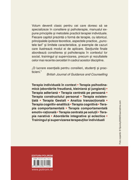 Manual de terapie individuală