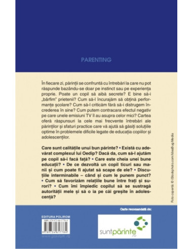 Tot ce trebuie să ştie părinţii