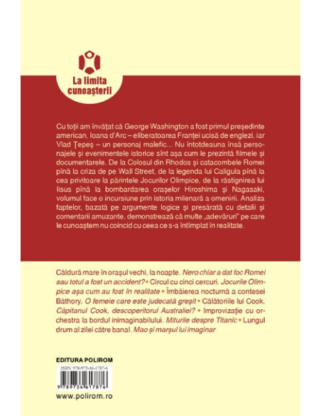 Minciuni, erori şi neînţelegeri în istorie