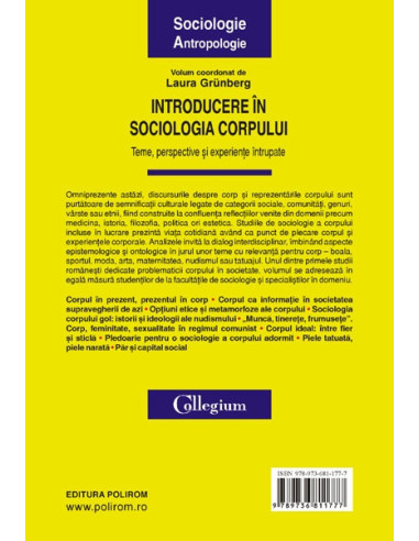 Introducere în sociologia corpului....