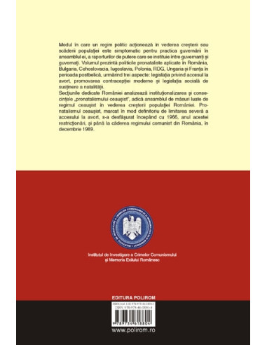 Politica pronatalistă a regimului... Politica pronatalistă a regimului...