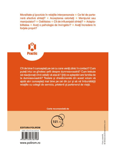 26 de teste pentru cunoaşterea celuilalt