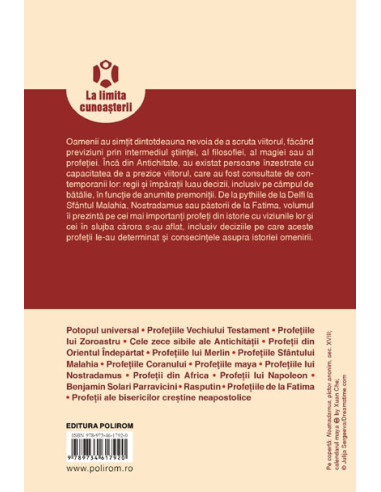 Mari profeții ale istoriei