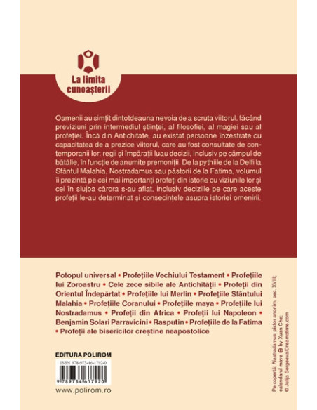 Mari profeții ale istoriei