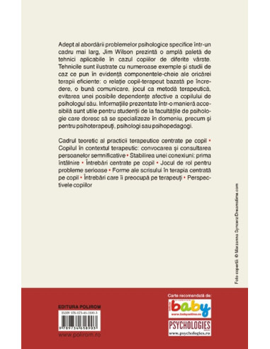 Terapia centrată pe copil. Ghid practic