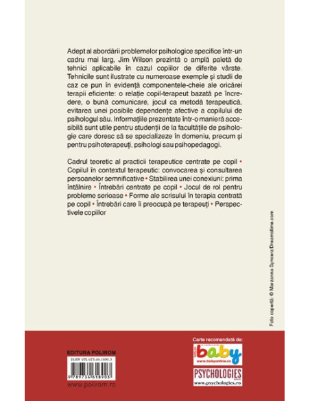 Terapia centrată pe copil. Ghid practic