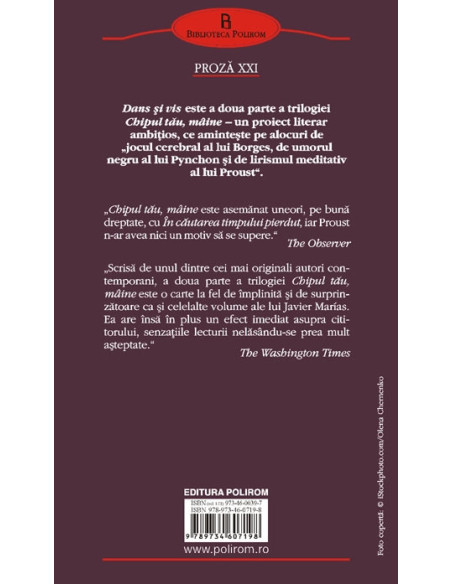 Chipul tău mâine. Dans și vis