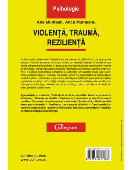 Violență, traumă, reziliență