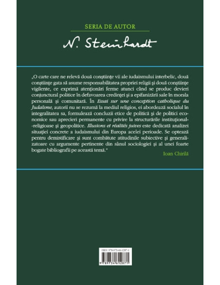 Eseu despre o concepție catolică asupra iudaismului. Iluzii și realități evreiești