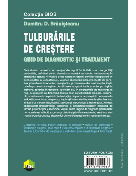 Tulburările de creştere. Ghid de diagnostic şi tratament