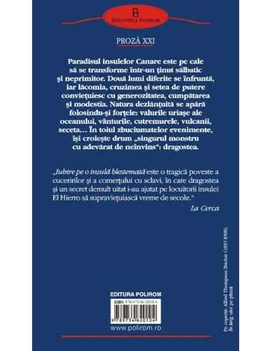Iubire pe o insulă blestemată Iubire pe o insulă blestemată