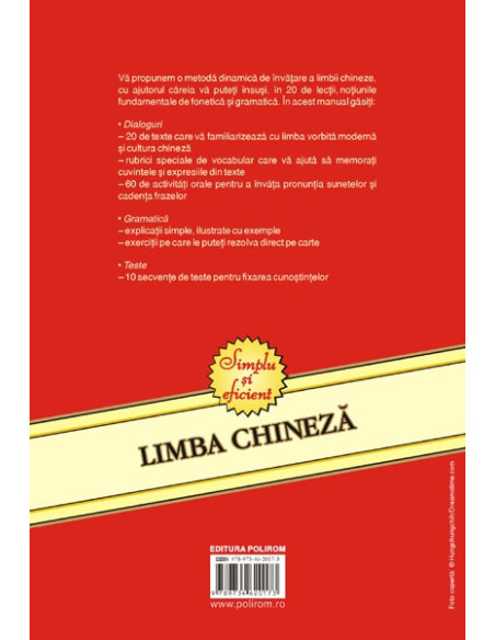 Limba chineză. Simplu şi eficient