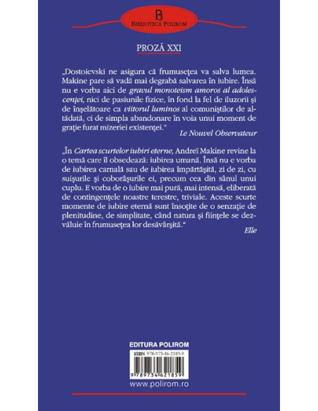 Cartea scurtelor iubiri eterne