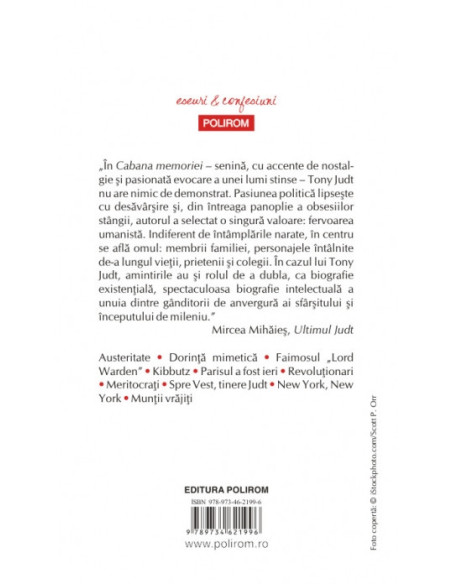 Cabana memoriei (ediţie de buzunar)