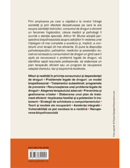 Consumul şi dependenţa de droguri
