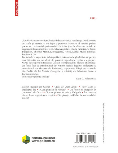 Cioran naiv şi sentimental