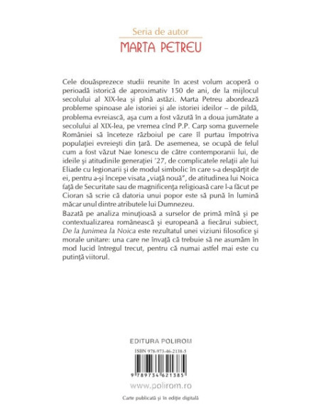 De la Junimea la Noica