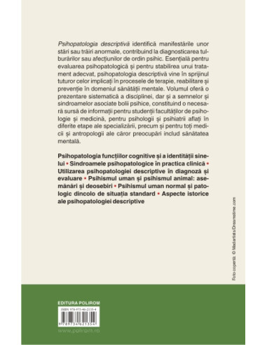Psihopatologie descriptivă: semne și... Psihopatologie descriptivă: semne și...