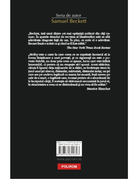 Opere III. Molloy. Malone murind. Nenumitul