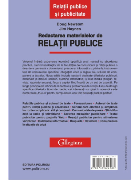 Redactarea materialelor de relaţii publice