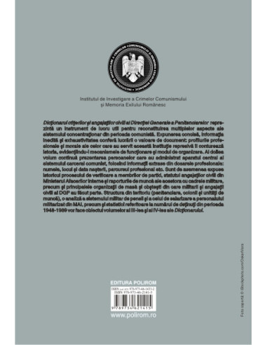 Dicționarul ofițerilor și angajaților...