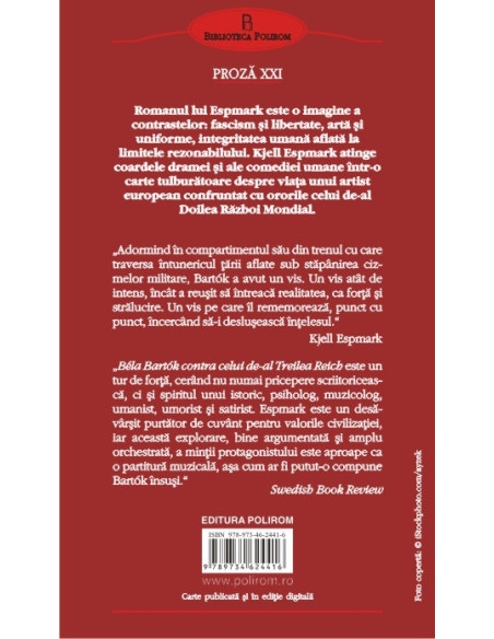 Béla Bartók contra celui de-al Treilea Reich