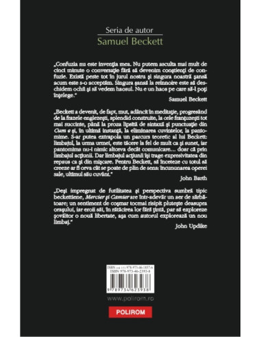 Opere IV. Cum e. Mercier și Camier