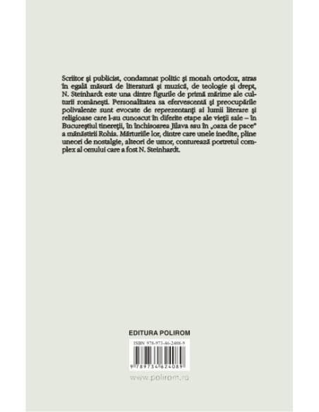 N. Steinhardt în evocari