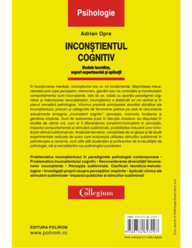 Inconștientul cognitiv: modele...