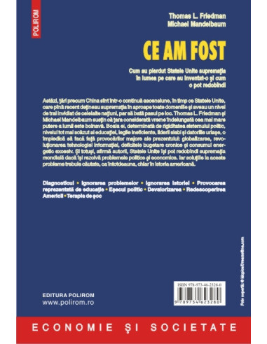 Ce am fost: cum au pierdut Statele...