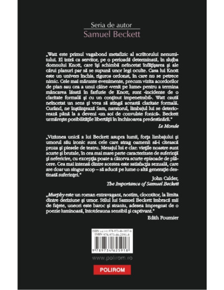Opere II. Murphy. Watt. Vis cu femei frumoase și nu prea