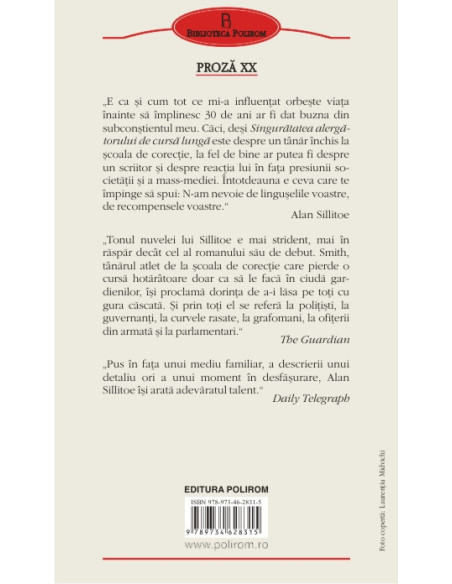 Singurătatea alergătorului de cursă lungă