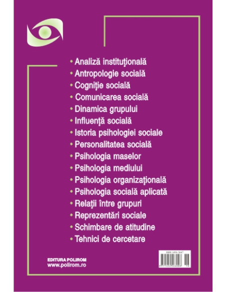 Psihologia socială. Nr. 29 (I)/2012 – Buletinul Laboratorului „Psihologia cîmpului social”, Universitatea „Al.I. Cuza”, Iaşi