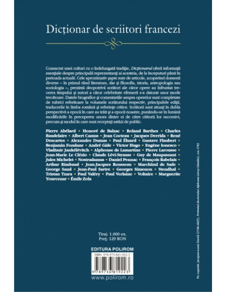 Dicționar de scriitori francezi