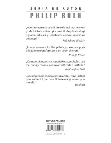 Complotul împotriva Americii Complotul împotriva Americii