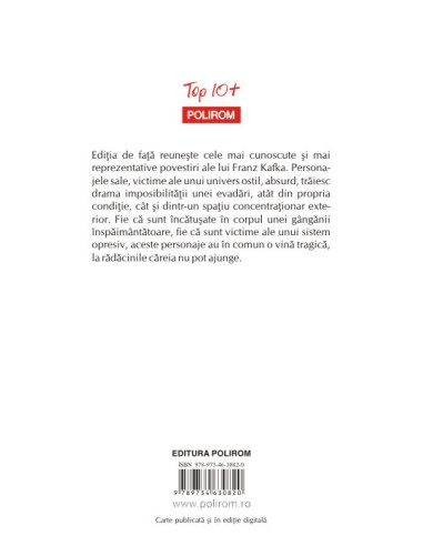 Metamorfoza şi alte povestiri